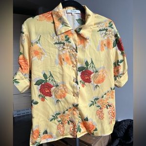 Simple Retro floral shirt